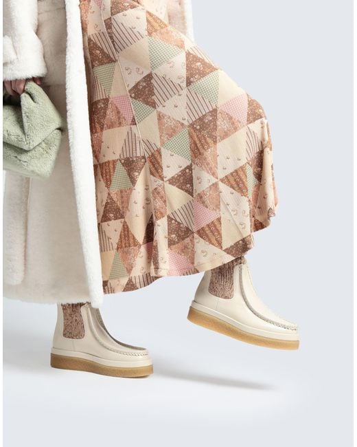 Chloé Natural Ankle Boots