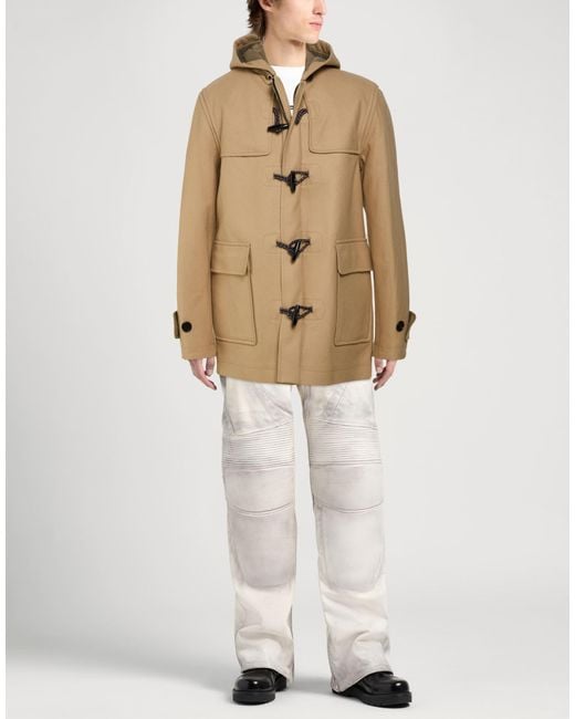 Kris Van Assche Natural Sand Coat Wool, Cashmere for men