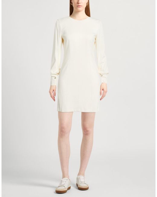 Dondup White Mini Dress