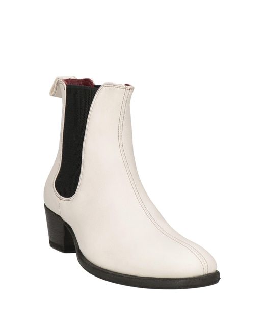 Fiorentini + Baker White Ankle Boots