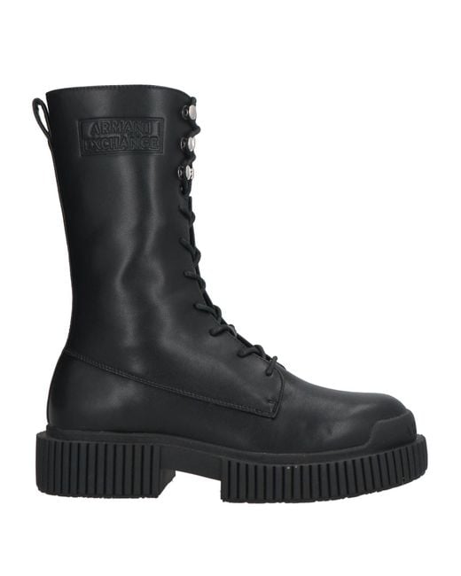 Stivale di ARMANI EXCHANGE in Black da Uomo
