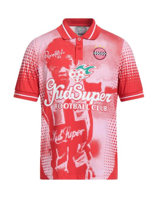 Kidsuper Red Polo Shirt for men