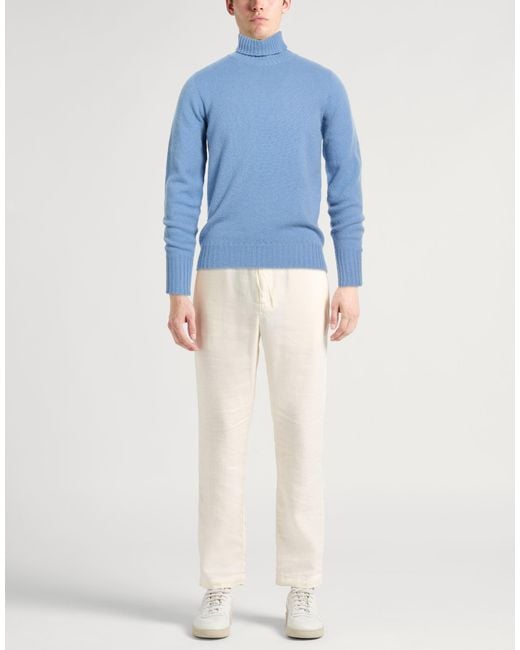 Drumohr Purple Turtleneck Lambswool for men