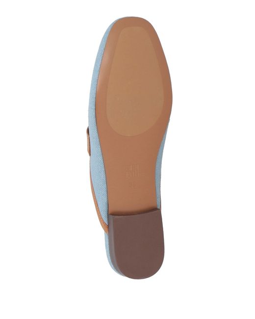 Bibi Lou Blue Mules & Clogs Textile Fibers