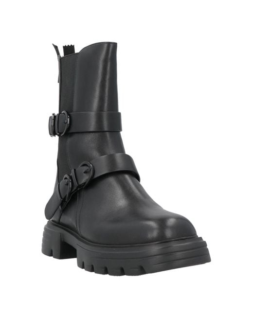 Jeannot Black Ankle Boots
