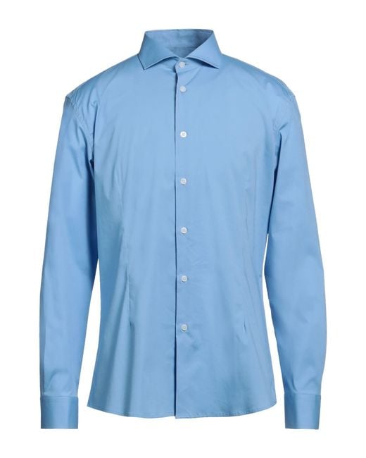 Daniele Alessandrini Blue Shirt for men