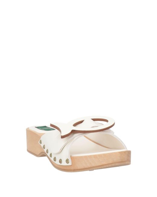 Emilio Pucci Natural Mules & Clogs