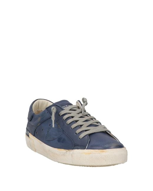 Philippe Model Blue Trainers for men