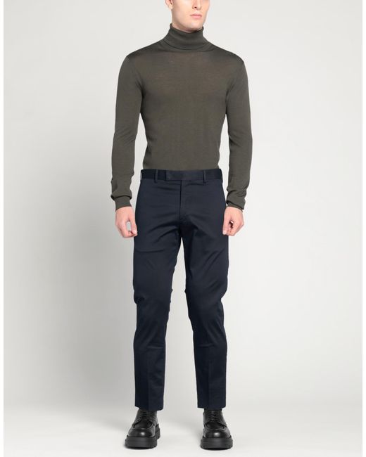 Germano Blue Midnight Pants Cotton, Elastane for men