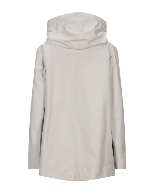 Herno Gray Light Jacket Polyester, Ptfe
