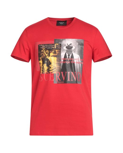 Ermanno Scervino Red T-shirt for men
