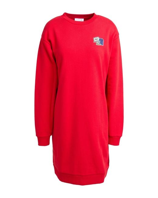 Lacoste Red Mini Dresses