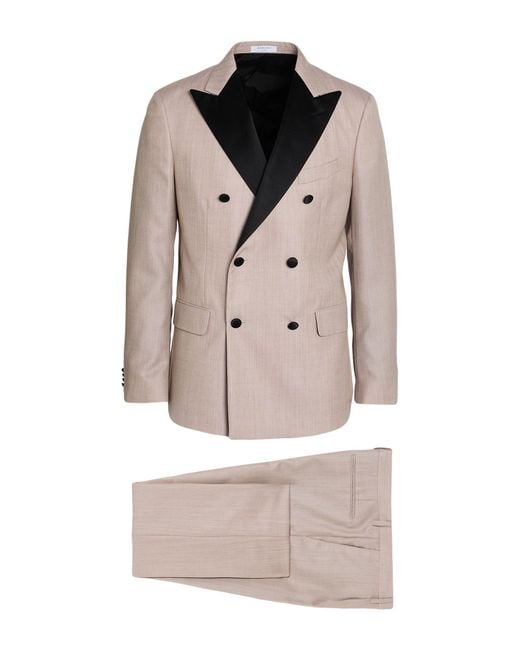 Boglioli Purple Lilac Suit Virgin Wool, Silk for men