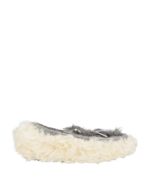 Mou White Loafers Leather