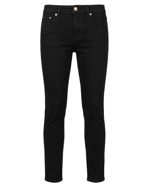Versace Jeans Couture Black Jeans Cotton, Elastane