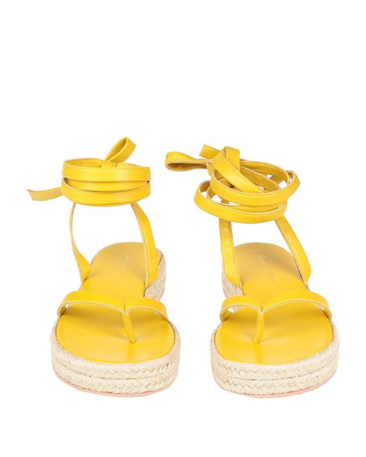 Gianvito Rossi Metallic Espadrilles