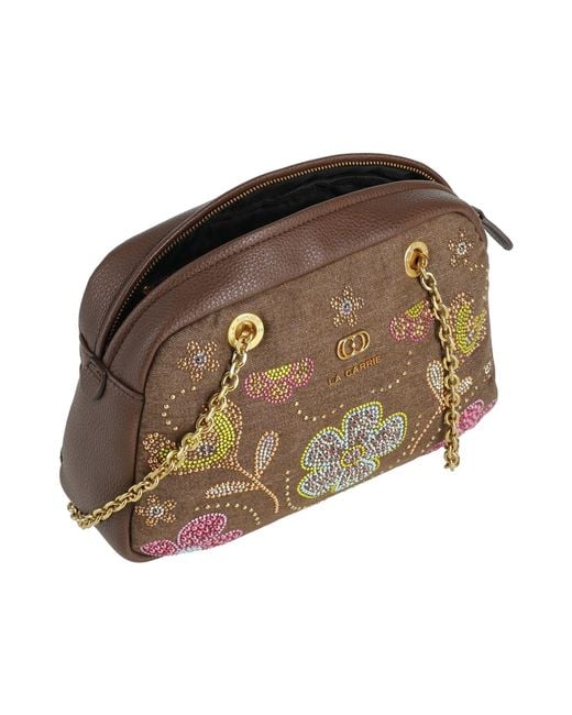 La Carrie Brown Cross-Body Bag