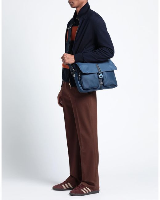 Piquadro Blue Cross-body Bag for men