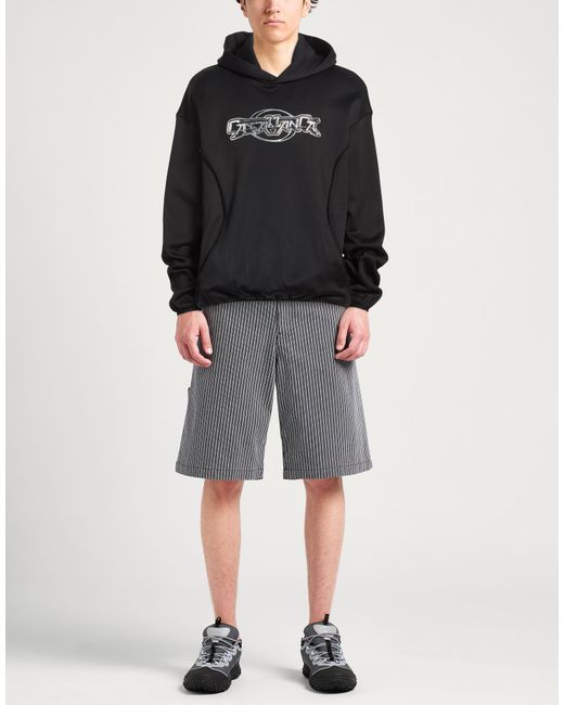 Casablanca Black Sweatshirt Polyamide, Polyester, Elastane for men