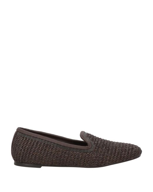 Brunello Cucinelli Brown Mokassin