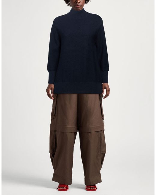 Gran Sasso Blue Turtleneck Virgin Wool