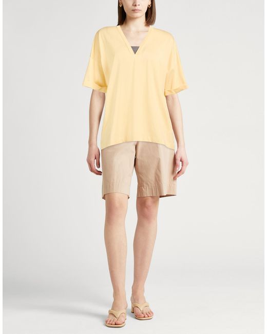 Brunello Cucinelli Natural T-Shirts