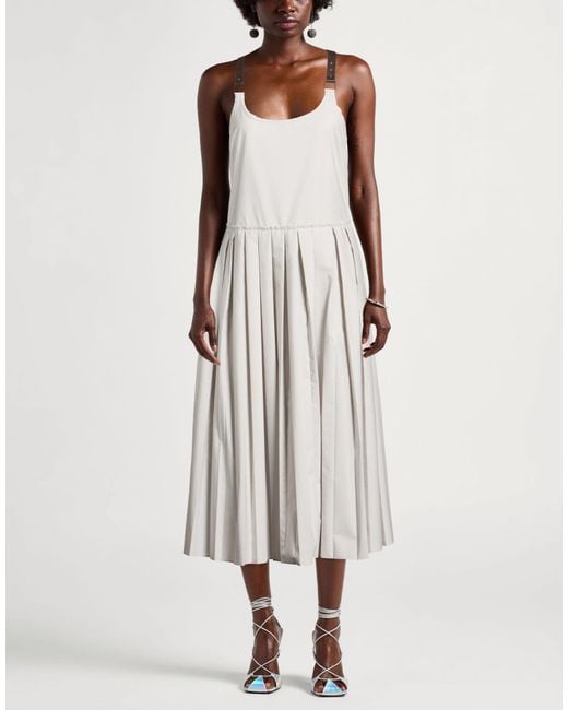 MAX&Co. White Midi Dresses