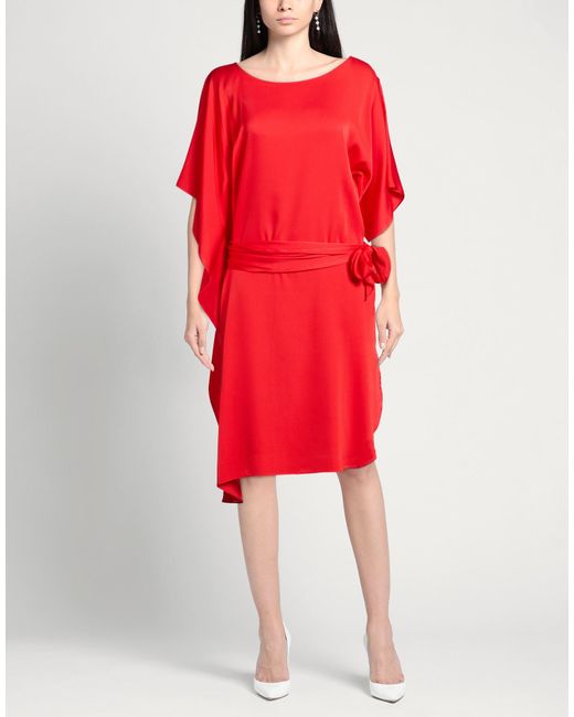 Nouvelle Silk95five Red Mini Dresses