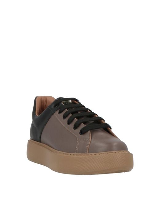 Cerruti 1881 Brown Sneakers Cow Leather for men