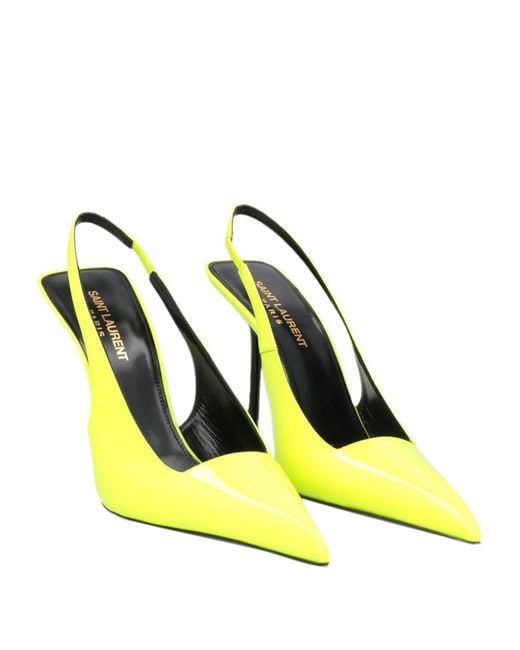 Zapatos de salón Saint Laurent de color Yellow