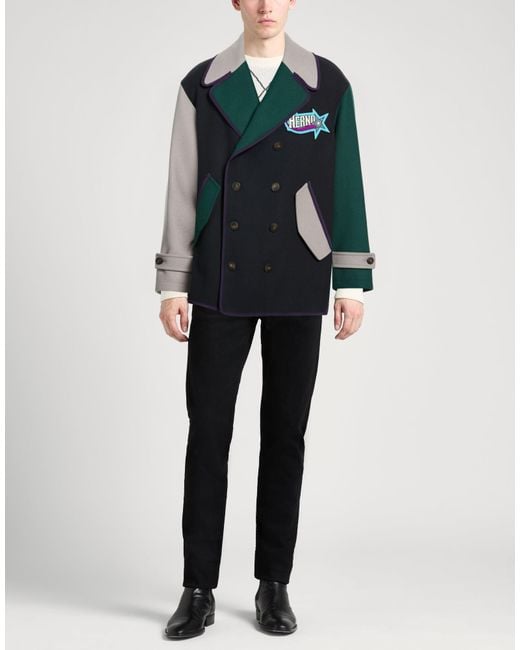 Herno Black Coats for men