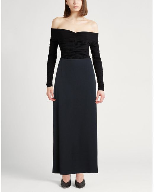 Alysi Blue Maxi Skirt