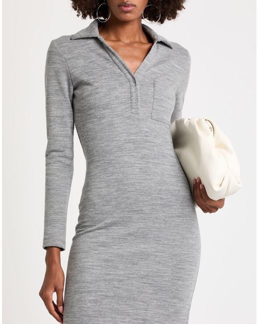 Peserico Gray Midi Dresses