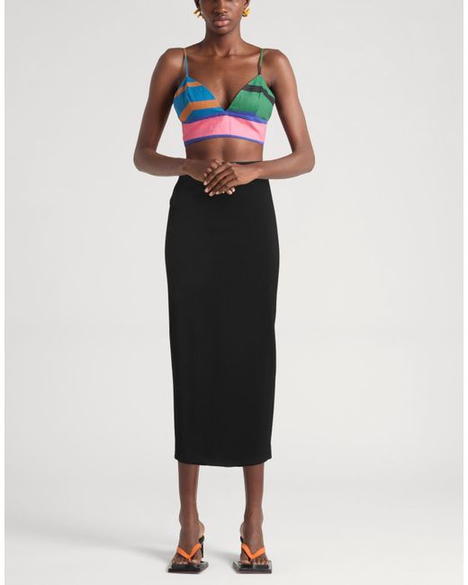 Pinko Black Midi Skirt