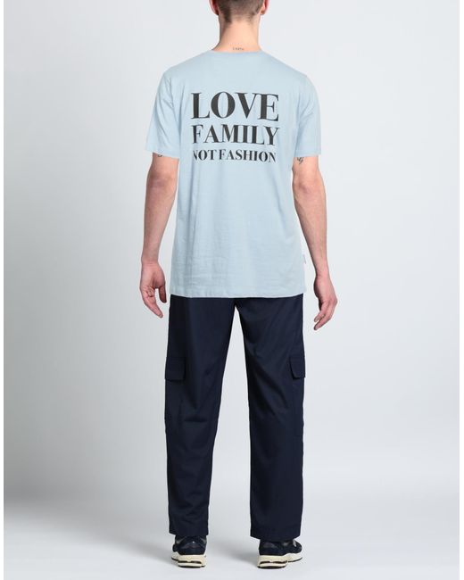 FAMILY FIRST Blue T-shirt for men