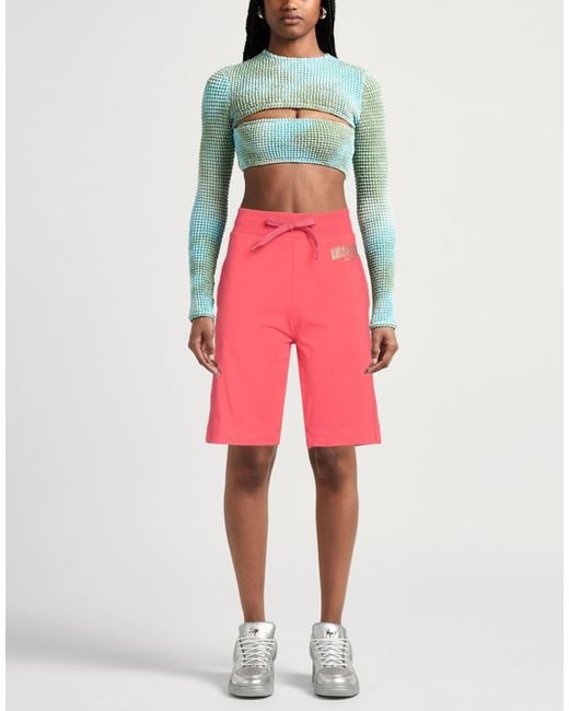Moschino Red Shorts & Bermuda Shorts