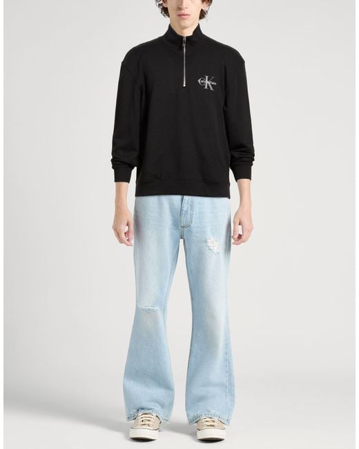 Calvin Klein Black Sweatshirt Cotton for men