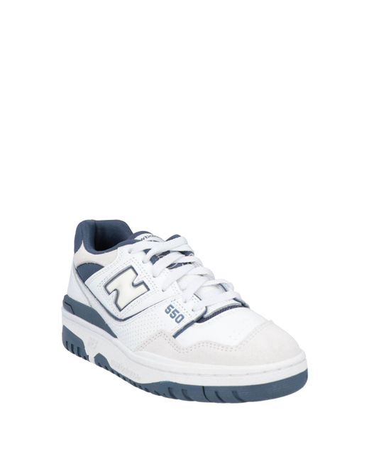 New Balance White Sneakers Leather