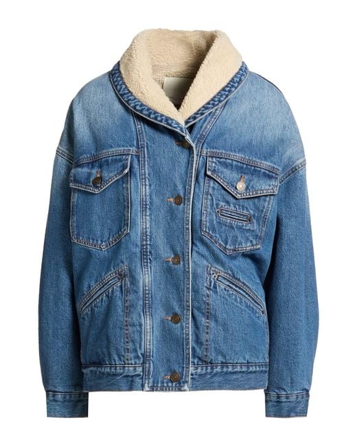 Isabel Marant Blue Denim Outerwear Cotton