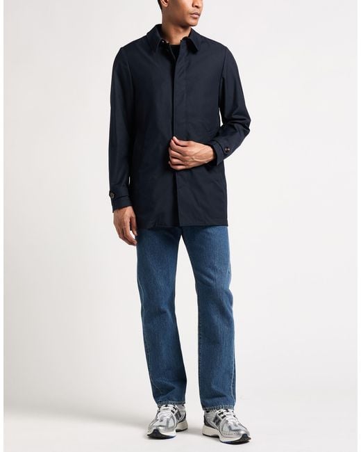 Moorer Blue Overcoats & Trench Coats for men