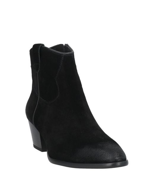 Ash Black Ankle Boots