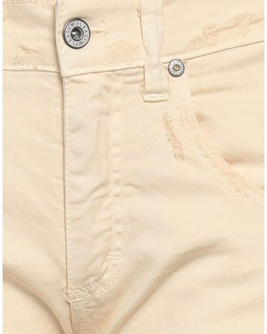 Please Natural Denim Shorts