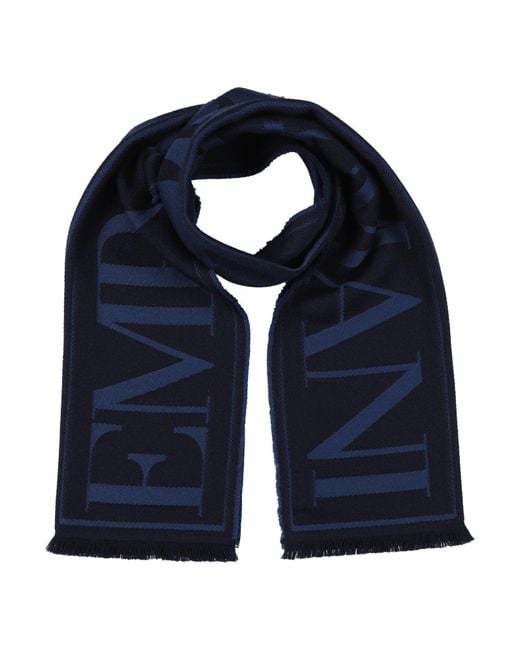 Sciarpa di Emporio Armani in Blue da Uomo