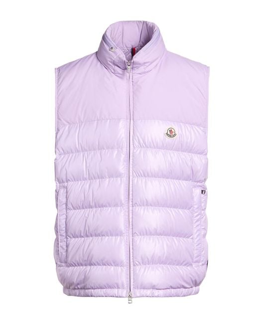 Moncler Purple Vest Polyester for men