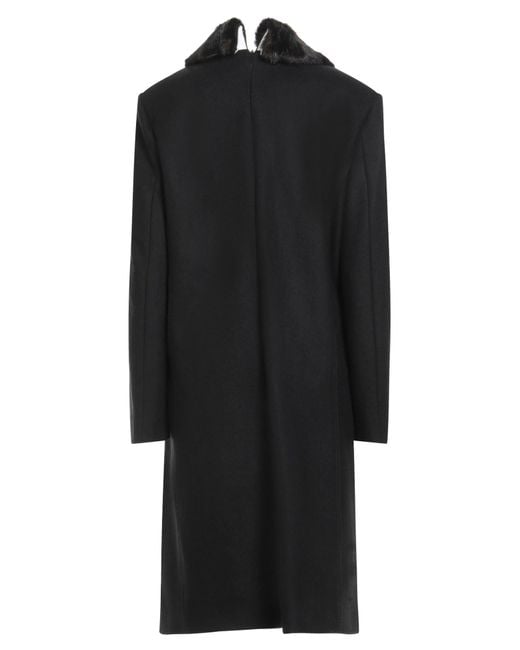 N°21 Black Coat Wool, Polyamide, Elastane, Modal, Polyester