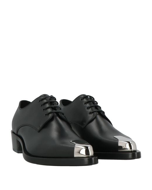 Stringate di McQueen in Black da Uomo