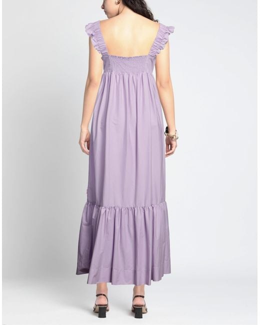 Actitude By Twinset Purple Maxi Dress