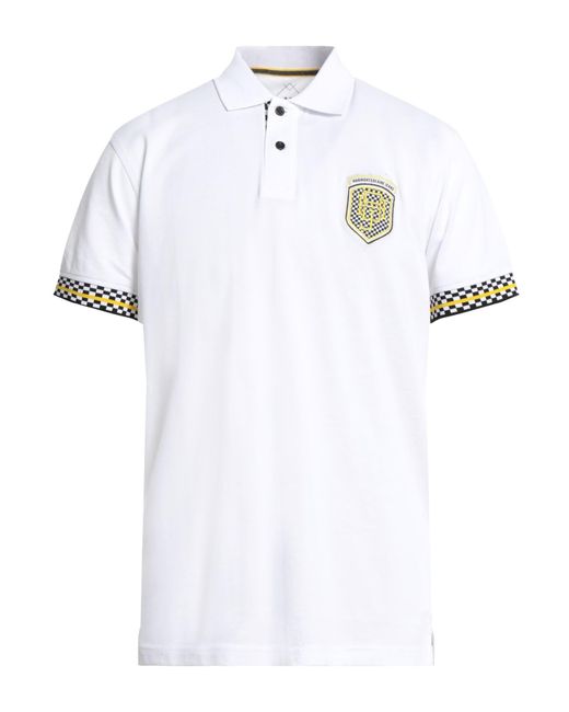 Harmont & Blaine White Jeans Polo Shirt Cotton for men