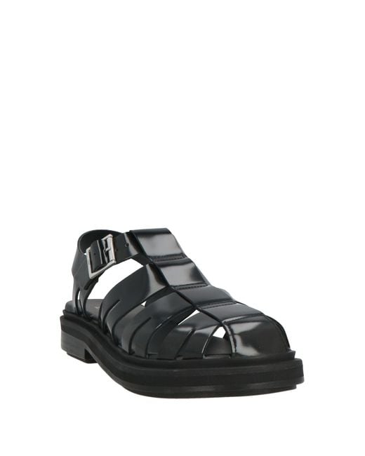 AMI Black Sandals