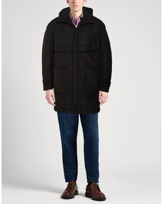 Hevò Black Coat Polyester for men